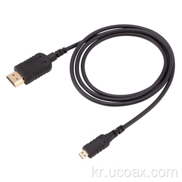 블랙 마이크로 HDMI에서 HDMI 케이블